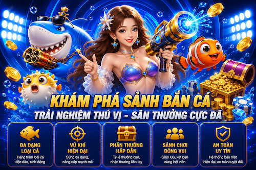 Bắn cá GEM88 với giao diện đại dương sinh động và thao tác dễ làm quen