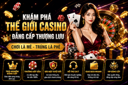 Khám phá Casino GEM88 với nhiều game live casino hấp dẫn cho hội viên
