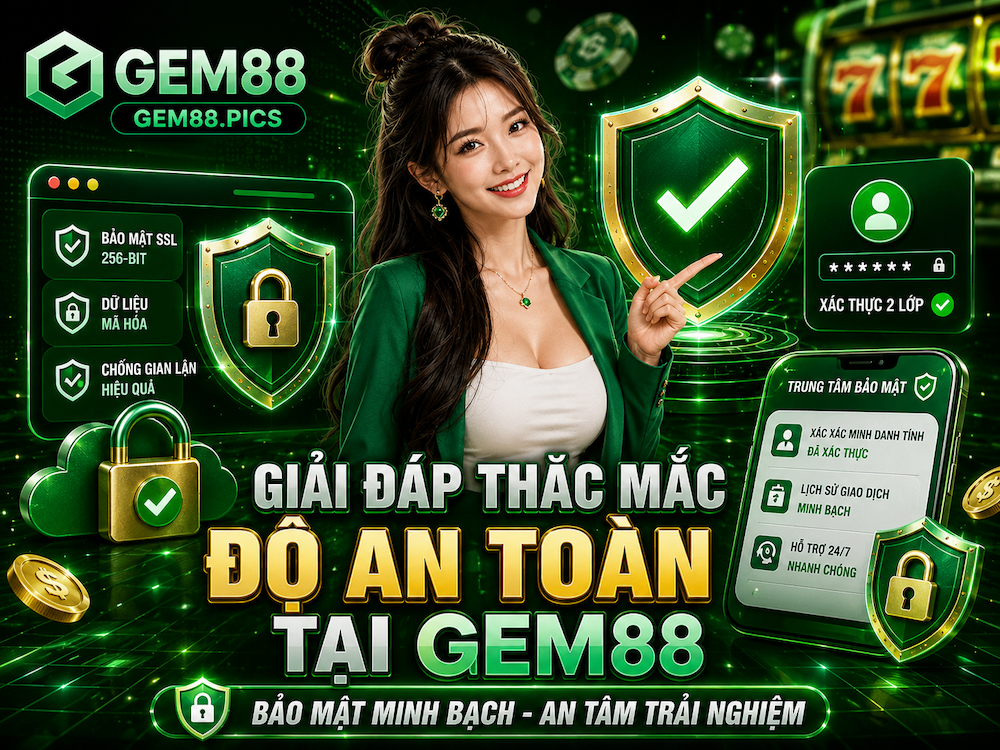 Câu Hỏi Thường Gặp GEM88 – Giải Đáp Tài Khoản, Giao Dịch, Truy Cập Và Bảo Mật Cho Hội Viên Mới