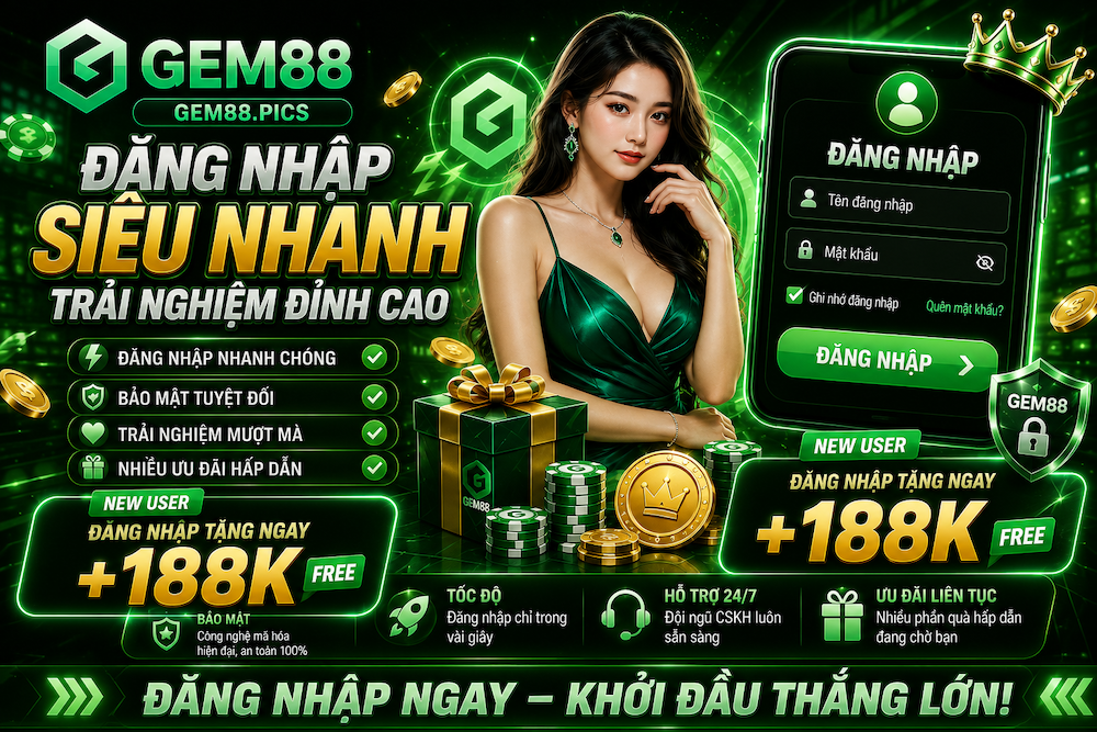 Đăng Nhập GEM88 – Cách Truy Cập Tài Khoản, Khắc Phục Lỗi Và Giữ An Toàn Thông Tin