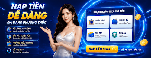 Hướng dẫn nạp tiền GEM88 với nhiều phương thức thanh toán, thao tác nhanh và dễ kiểm tra